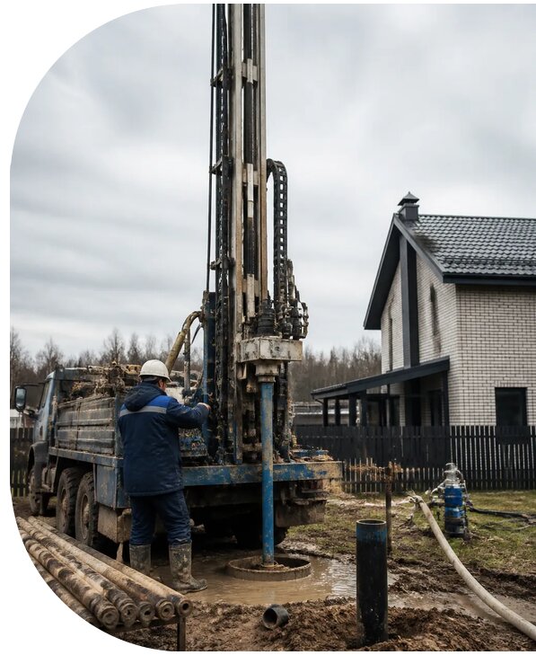 Бурение скважин на воду под ключ в Красноуфимске от 121884 р. | АПаруса-Крф